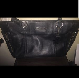 Leather Coach purse